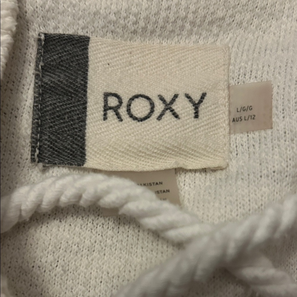 Roxy Cream Hooded Sweatshirt - Picture 2 of 3